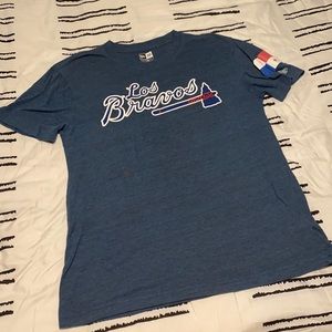 Atlanta Braves Panama Los Beavos Tshirt Size L